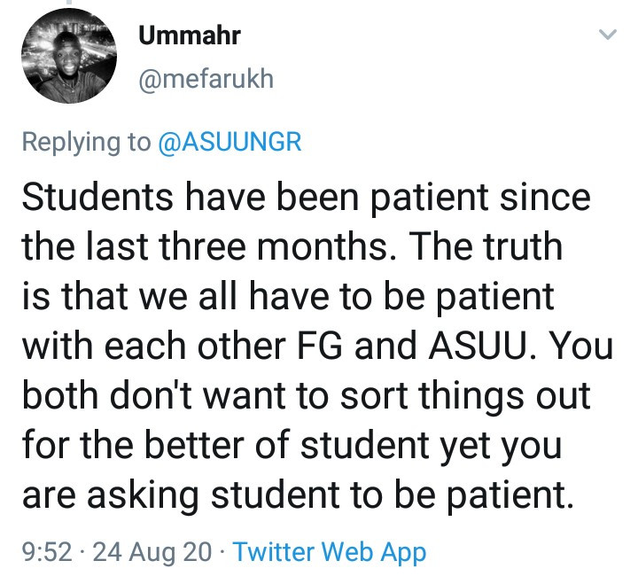 Nigerian students blast ASUU after union president requested for their support