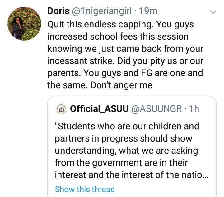Nigerian students blast ASUU after union president requested for their support