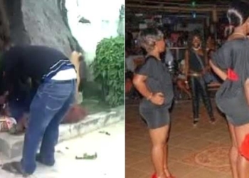 Drama As Prostitutes Allegedly Beat Evangelist To A Pulp For Preaching In Their Premises In Lagos