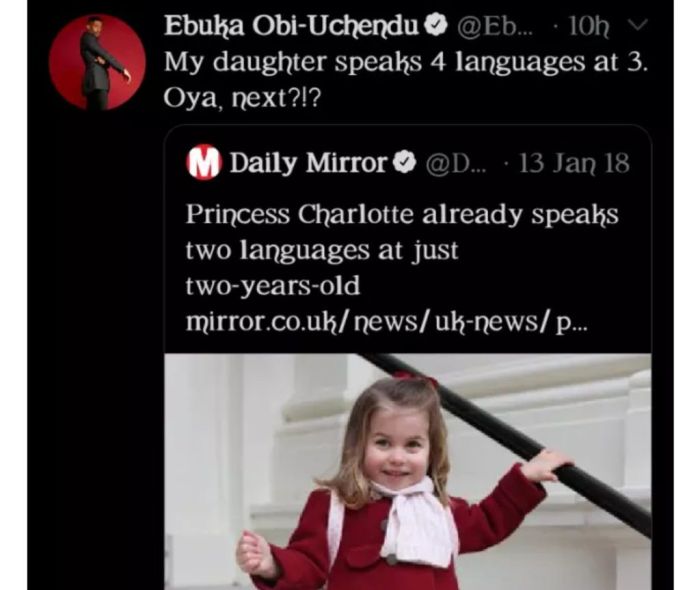 AUG 26, 2020 “My 3-year-old daughter speaks 4 languages” – Ebuka Obi-Uchendu brags