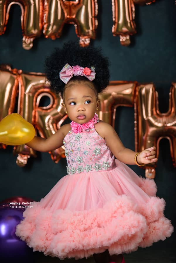Ex beauty queen, Glory Brown shares lovely photos of her daughter as she clocks 1