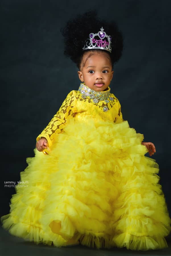Ex beauty queen, Glory Brown shares lovely photos of her daughter as she clocks 1