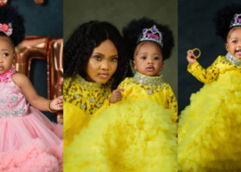 Ex beauty queen, Glory Brown shares lovely photos of her daughter as she clocks 1