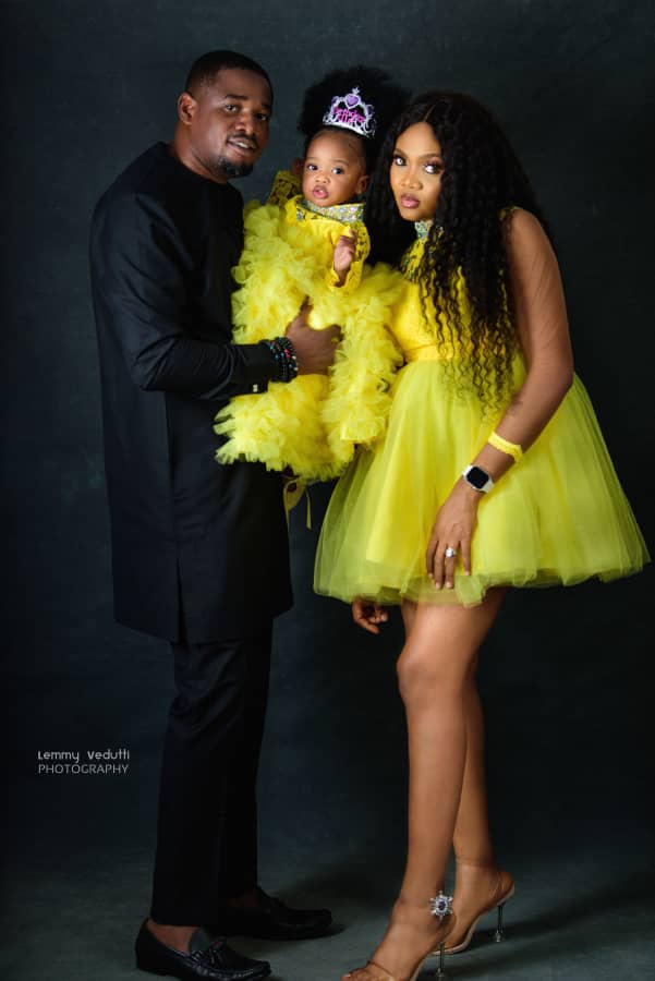 Ex beauty queen, Glory Brown shares lovely photos of her daughter as she clocks 1