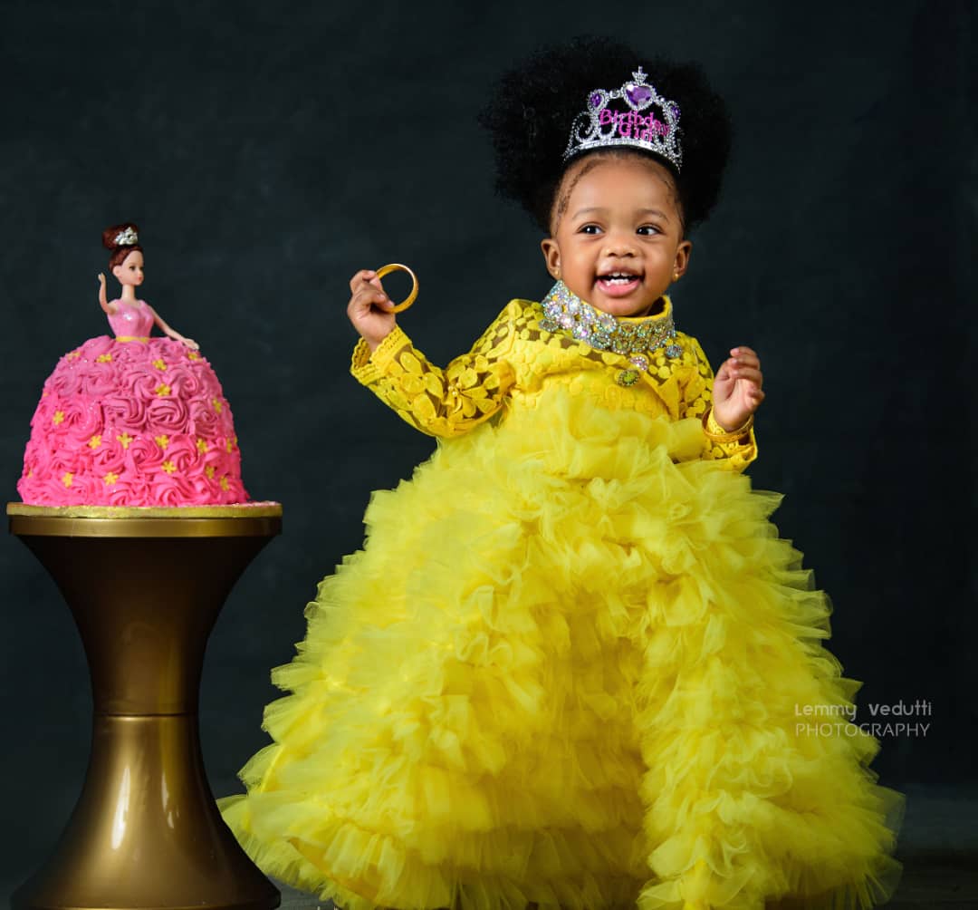 Ex beauty queen, Glory Brown shares lovely photos of her daughter as she clocks 1