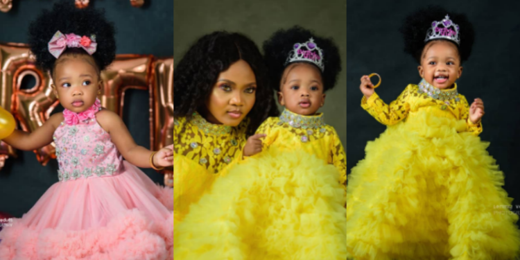 Ex beauty queen, Glory Brown shares lovely photos of her daughter as she clocks 1
