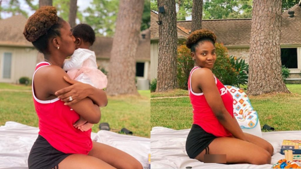 'God knows i needed you' - Simi gushes over her baby girl, Adejare