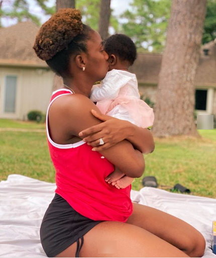 'God knows i needed you' - Simi gushes over her baby girl, Adejare
