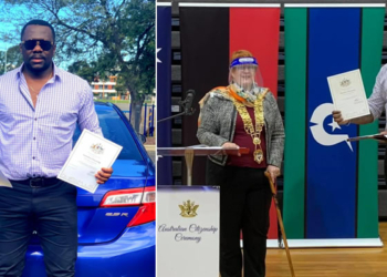 Nigerian fitness trainer and businessman celebrates as he becomes Australian citizen 8-yrs after migration