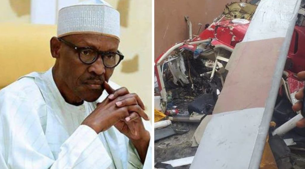Buhari condoles with families of Lagos helicopter crash victims