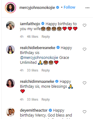 Nollywood stars celebrate actress, Mercy Johnson as she clocks 36
