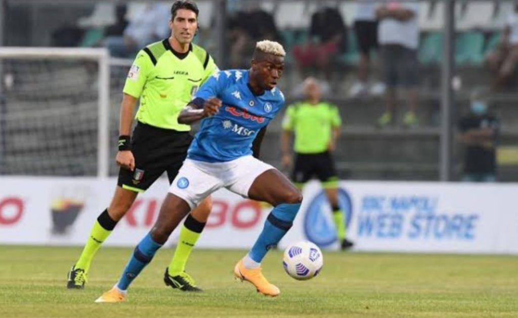 Osimhen bags hat-trick, assist as Napoli hammer opponent 11-0 in pre-season game