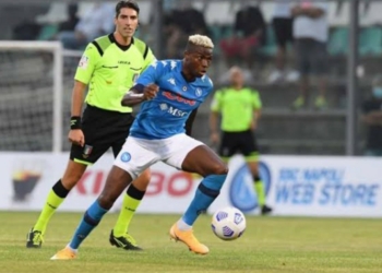 Osimhen bags hat-trick, assist as Napoli hammer opponent 11-0 in pre-season game