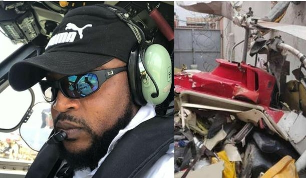 “They waited for police report until he died”- Lady mourns pilot of helicopter that fatally crashed in Lagos