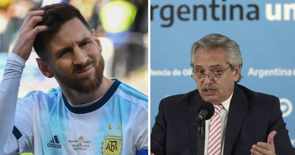 “Return home and end your football career”, Argentine President tell Messi