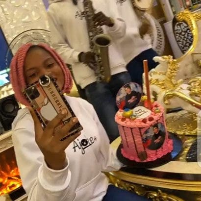 Bobrisky’s househelp gives him a surprise on his 28th birthday party