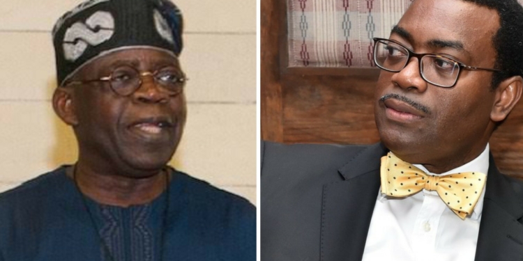 Keep investing in Africa’s devt, Tinubu tells AfDB’s Adesina