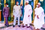 PHOTOS: RCCG Senior pastor, Adeboye meets Buhari in Aso-Rock