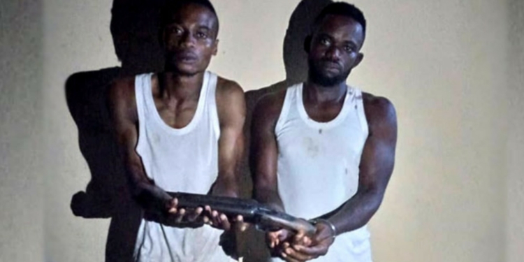 Two nabbed while going for robbery operation in Ogun