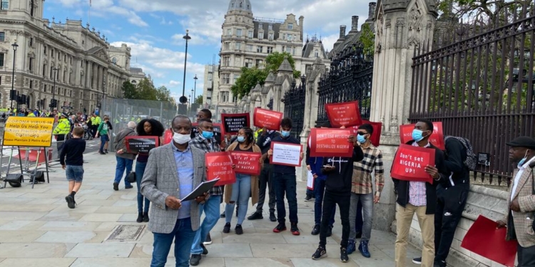 Alleged Christian Genocide: Commonwealth activists protest at UK Parliament over falsehood in APPG report