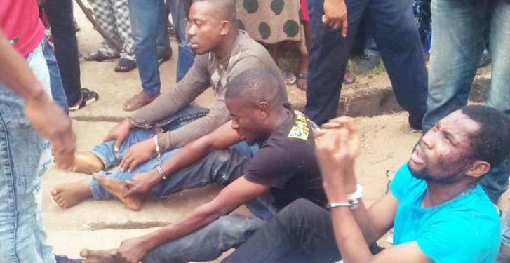 Eagle-eyed motor park drivers nab church robbers in Delta