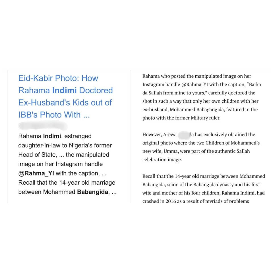 Marital crisis: Muhammed Babaginda and I have reconciled- Billionaire daughter, Rahma Indimi reveals