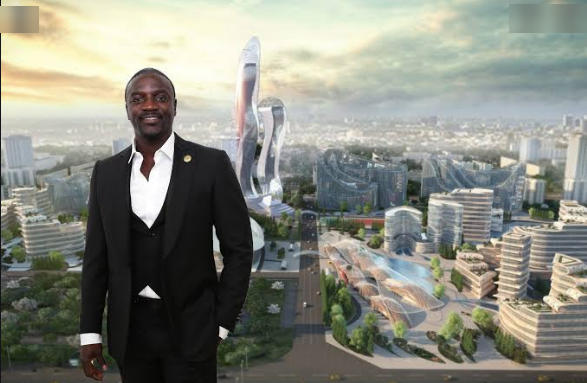 Akon futuristic city in senegal