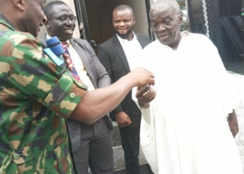 Army Chief donates 3-bedroom bungalow to 85-year-old war veteran