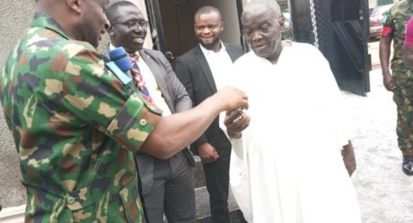 PHOTOS: Army Chief donates 3-bedroom bungalow to 85-year-old war veteran