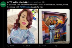 BBNaija: Laycon Leads As OPPO Ask Fans To Vote For Their Next Brand Partner