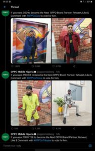 BBNaija: Laycon Leads As OPPO Ask Fans To Vote For Their Next Brand Partner