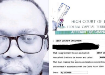 Nigerian man changes his surname to his mother's name