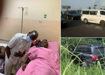 UPDATE: 2 other Aides in critical condition, more photos from Oshiomhole's convoy accident