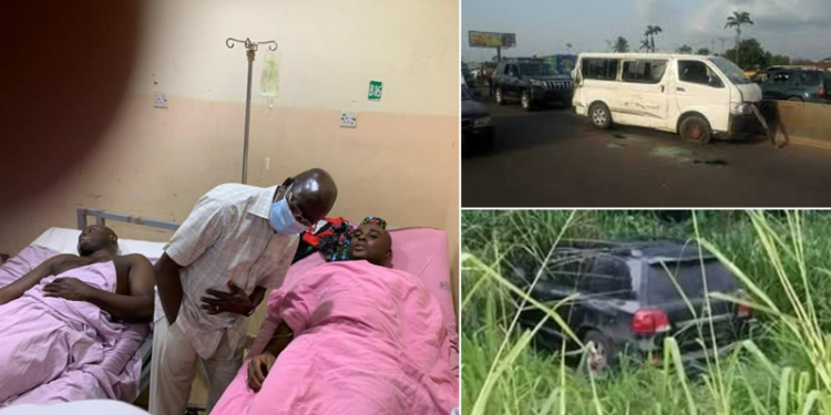 UPDATE: 2 other Aides in critical condition, more photos from Oshiomhole's convoy accident