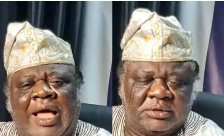 VIDEO: Veteran actor, Chief Kanran weeps bitterly as her begs for financial assistance