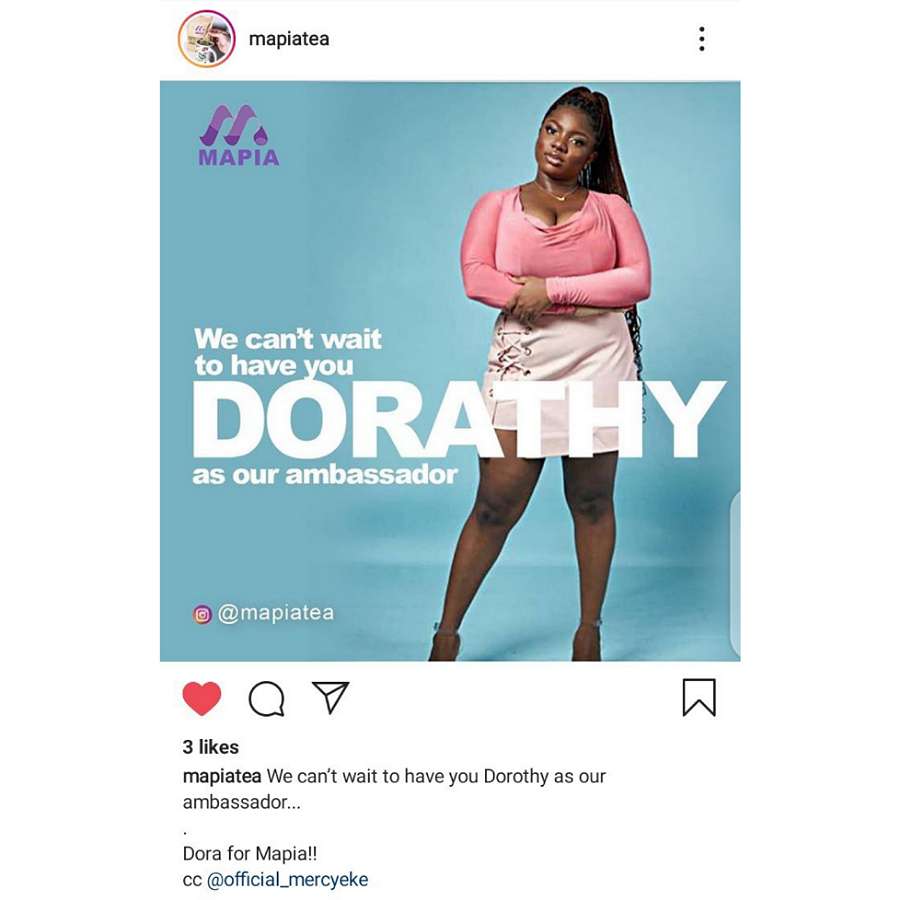 BBNaija 2020 : Popular Brand announces intention to sign Dorathy as their ambassador