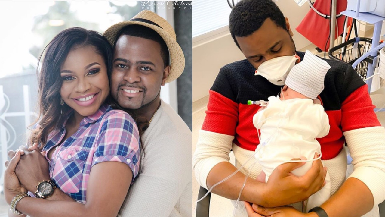 DJ Exclusive finally welcomes baby with wife, Tinuke after 5 years of marriage