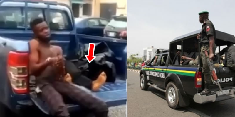 VIDEO: Driver in tears after knocking bike rider dead while evading police arrest