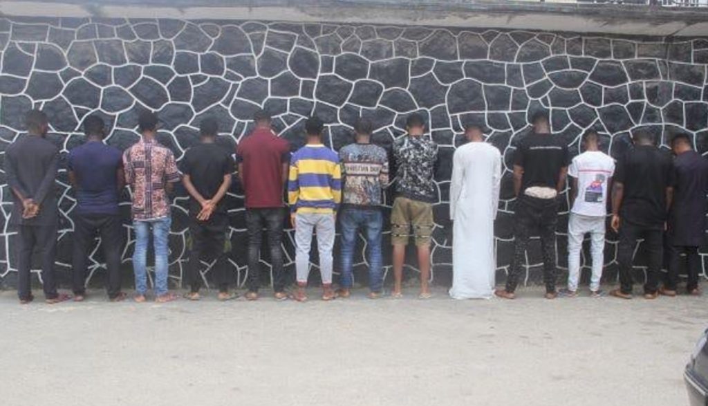 EFCC arrests 13 suspected internet fraudsters in Lagos