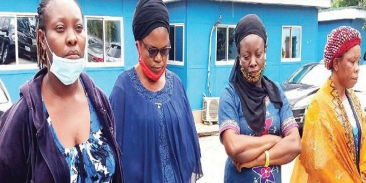 NAPTIP parade four women for selling newborn baby for N1.5m in Abuja