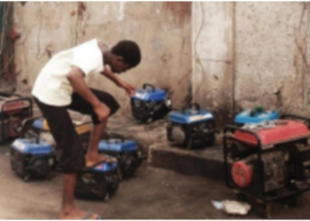 Police arrest young man for allegedly disturbing neighbours with his generator in Lagos