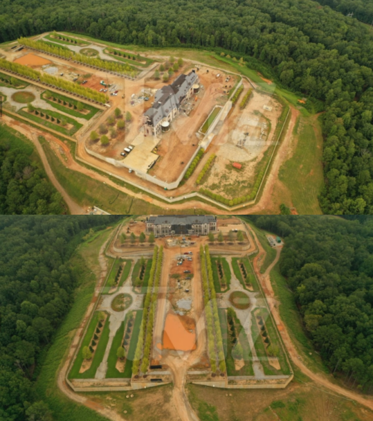 See photos of latest billionaire, Tyler Perry’s new massive Estate that includes an airport