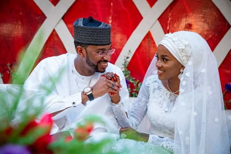 VIDEO: Buhari’s daughter Hanan weds hearthrob Muhammad Turad Shaaban in first Aso Villa wedding