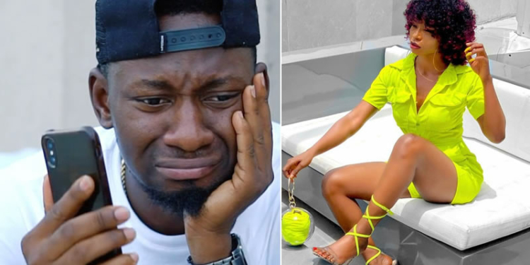 Video: Romantic date between popular Nigerian comedian and IG influencer ends in drama