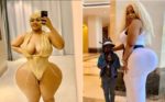 'We’ve proved size doesn’t matter’ - Curvy plus-sized model, Eudoxie Yao speaks on her love life with her small sized fiance Grand P (photos)