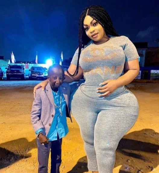 'We’ve proved size doesn’t matter’ - Curvy plus-sized model, Eudoxie Yao speaks on her love life with her small sized fiance Grand P (photos)