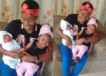 Widow abandoned by in-laws because of her tribe celebrates coming out strong with her kids