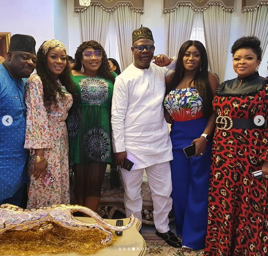 Photos from Nollywood actress, Iyabo Ojo's housewarming