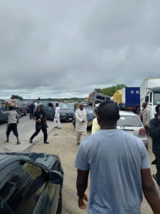 PHOTOS: Gunmen abduct travelers, shoot fleeing victims along Abuja-Kaduna Expressway