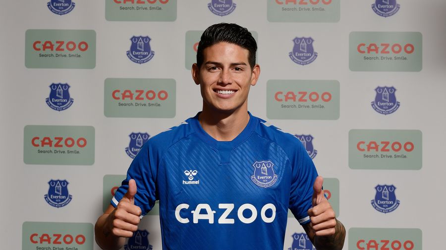 Everton sign James Rodriguez from Real Madrid